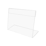 Maxbell Mini Sign Display Holder Clear Desktop for Reception Office Party Decoration 4cmx7cm