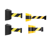 Maxbell Fixed Mounted Crowd Control barricades Fixed for Corridor Restaurants Parades 2m Black