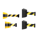 Maxbell Fixed Mounted Crowd Control barricades Fixed for Corridor Restaurants Parades 2m Black