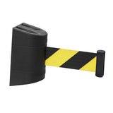 Maxbell Fixed Mounted Crowd Control barricades Fixed for Corridor Restaurants Parades 2m Black