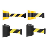 Maxbell Fixed Mounted Crowd Control barricades Fixed for Corridor Restaurants Parades 2m Black