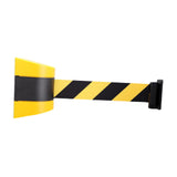 Maxbell Fixed Mounted Crowd Control barricades Fixed for Corridor Restaurants Parades 300cm yellow