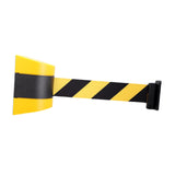 Maxbell Fixed Mounted Crowd Control barricades Fixed for Corridor Restaurants Parades 300cm yellow