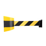 Maxbell Fixed Mounted Crowd Control barricades Fixed for Corridor Restaurants Parades 300cm yellow