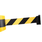 Maxbell Fixed Mounted Crowd Control barricades Fixed for Corridor Restaurants Parades 300cm yellow