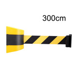 Maxbell Fixed Mounted Crowd Control barricades Fixed for Corridor Restaurants Parades 300cm yellow
