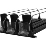 Maxbell Self Pushing Dispenser Tray Storage Drink Organizer Pusher for Fridge Pantry