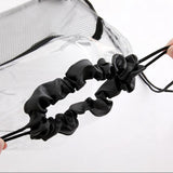 Maxbell Clear Drawstring Bag Portable Draw String Sport Bag for Gym Traveling Sports