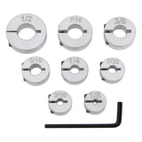 Maxbell 8x Drill Bit Depth Stop Collar Set Carpentry Drills Drilling Depth Bit Fixed