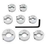 Maxbell 8x Drill Bit Depth Stop Collar Set Carpentry Drills Drilling Depth Bit Fixed