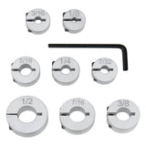 Maxbell 8x Drill Bit Depth Stop Collar Set Carpentry Drills Drilling Depth Bit Fixed