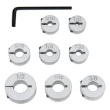 Maxbell 8x Drill Bit Depth Stop Collar Set Carpentry Drills Drilling Depth Bit Fixed