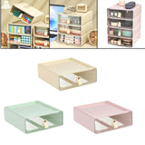 Maxbell Desk Organizer Drawer Desk Stackable Storage Drawer for Office Bathroom Home White