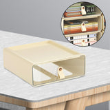 Maxbell Desk Organizer Drawer Desk Stackable Storage Drawer for Office Bathroom Home White