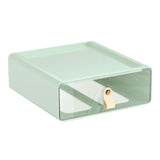 Maxbell Desk Organizer Drawer Desk Stackable Storage Drawer for Office Bathroom Home Green