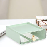 Maxbell Desk Organizer Drawer Desk Stackable Storage Drawer for Office Bathroom Home Green