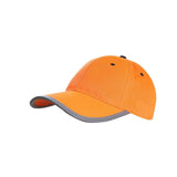 Maxbell Safety Fluorescent Cap Bright Neon Color Washable Casual Halloween Cap Orange