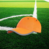 Maxbell Safety Fluorescent Cap Bright Neon Color Washable Casual Halloween Cap Orange