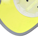 Maxbell Safety Fluorescent Cap Bright Neon Color Washable Casual Halloween Cap Yellow