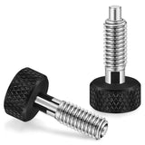 Maxbell Hand Retractable Spring Plunger with Knurled Handle for Chassis Engine Rooms black