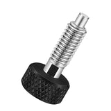 Maxbell Hand Retractable Spring Plunger with Knurled Handle for Chassis Engine Rooms black