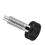 Maxbell Hand Retractable Spring Plunger with Knurled Handle for Chassis Engine Rooms black