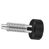 Maxbell Hand Retractable Spring Plunger with Knurled Handle for Chassis Engine Rooms black