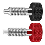 Maxbell Hand Retractable Spring Plunger with Knurled Handle for Chassis Engine Rooms black