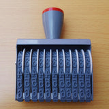 Maxbell Wheel Number Stamp Number Stamp Wheels Rollers for Office Stationery Devices