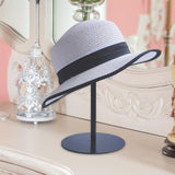 Maxbell Hat Stand Adjustable Height Stable Base Anti Slip Hat Rack for Styling Salon Black