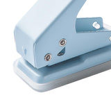 Maxbell Mini Paper Punch Adults 10 Sheet Paper Capacity Children Hole Puncher Single Blue