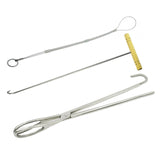 Maxbell Livestock Pig Midwifery Plier Hook Rope Tool Set of 3 for Goat Cow