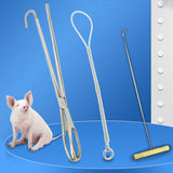 Maxbell Livestock Pig Midwifery Plier Hook Rope Tool Set of 3 for Goat Cow