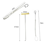 Maxbell Livestock Pig Midwifery Plier Hook Rope Tool Set of 3 for Goat Cow