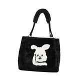 Maxbell Fluffy Shoulder Bag Funny Large Capacity Shoulder Bag for Party Wedding Prom