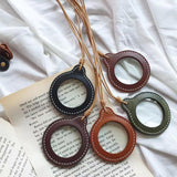 Maxbell Necklace Magnifier Multifunctional Magnifying Glass for Crafts Reading Books Black