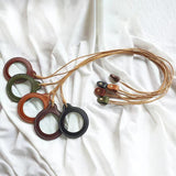 Maxbell Necklace Magnifier Multifunctional Magnifying Glass for Crafts Reading Books Black