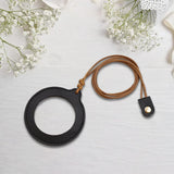 Maxbell Necklace Magnifier Multifunctional Magnifying Glass for Crafts Reading Books Black