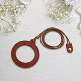 Maxbell Necklace Magnifier Multifunctional Magnifying Glass for Crafts Reading Books Brown