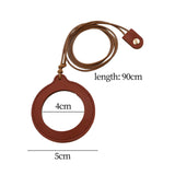 Maxbell Necklace Magnifier Multifunctional Magnifying Glass for Crafts Reading Books Brown