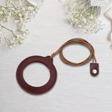 Maxbell Necklace Magnifier Multifunctional Magnifying Glass for Crafts Reading Books Red