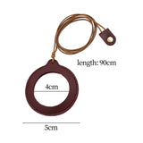 Maxbell Necklace Magnifier Multifunctional Magnifying Glass for Crafts Reading Books Red
