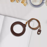 Maxbell Necklace Magnifier Multifunctional Magnifying Glass for Crafts Reading Books Deep Brown