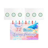 Maxbell 52 Week Saving Challenge Binder for Cash Saving Budget Binder for Girls Boys Color A