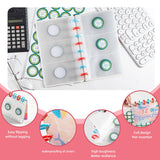Maxbell 52 Week Saving Challenge Binder for Cash Saving Budget Binder for Girls Boys Color A