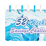 Maxbell 52 Week Saving Challenge Binder for Cash Saving Budget Binder for Girls Boys Color B