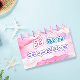 Maxbell 52 Week Saving Challenge Binder for Cash Saving Budget Binder for Girls Boys Color E
