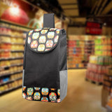 Maxbell Trolley Replacement Bag Durable Fold up Dolly Accessories Shopping Spare Bag Black