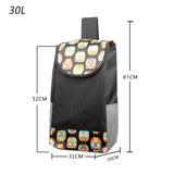 Maxbell Trolley Replacement Bag Durable Fold up Dolly Accessories Shopping Spare Bag Black