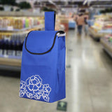 Maxbell Trolley Replacement Bag 20L Folding Hand Truck Accessories Shopping Cart Bag Blue